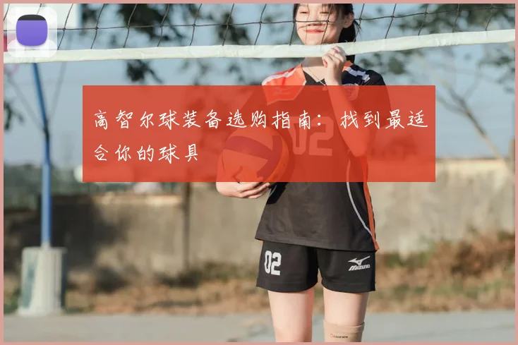高智尔球装备选购指南：找到最适合你的球具